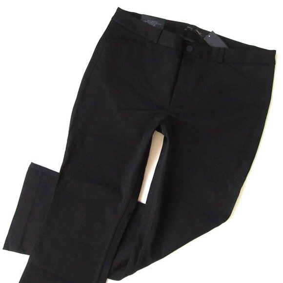 NWT Banana Republic Sloan Straight in Black Washable Bi-Stretch Pants 2 - Picture 3 of 6